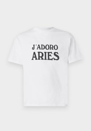 Aries J'ADORO TEE UNISEX - T-shirt con stampa - white