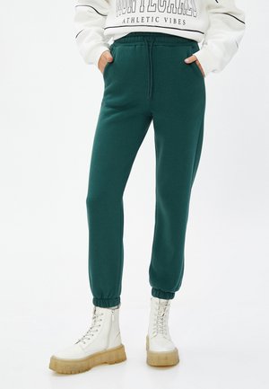 DRAWSTRING ELASTIC WAIST JOGGER  - Pantalones deportivos - green