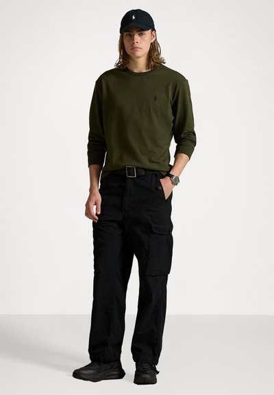 Polo Ralph Lauren CLASSIC FIT JERSEY LONG-SLEEVE T-SHIRT - Longsleeve - company olive