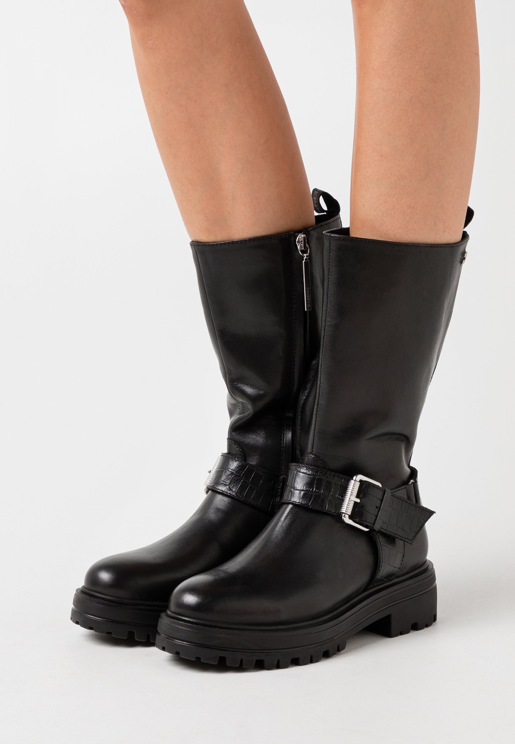 Femme VALLENDAR - Bottes à plateau - black Femme VALLENDAR - Bottes à plateau - black
