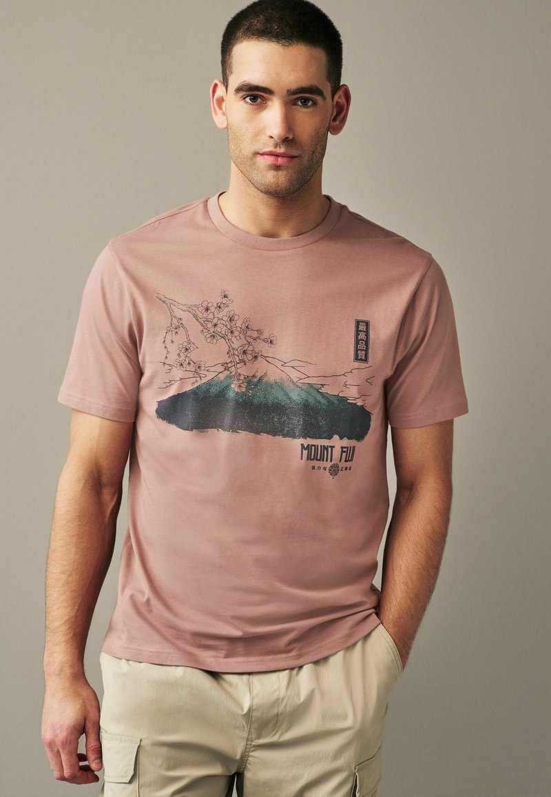 Graphic Nichi Loose Print T-shirt