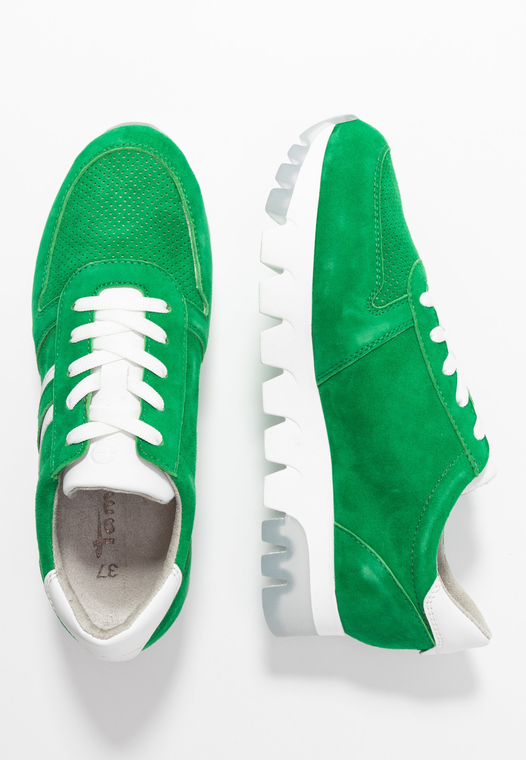 Skate sneaker veters Fel groen - Customs by BB