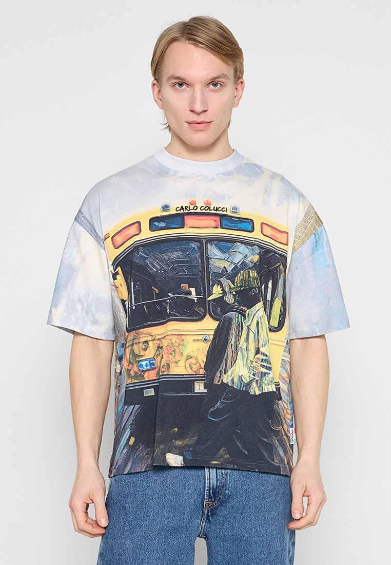carlo colucci T-shirt print meerkleurig