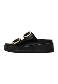 Ciabattine con tacco - black