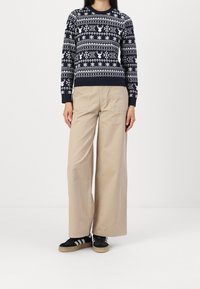 ONLY Stickad tröja - dark blue