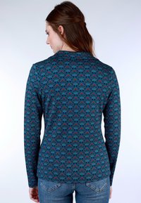 Lykka du Nord CELESTE RETRO FLOWER - Button-down blouse - navy