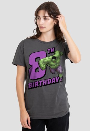 THE INCREDIBLE HULK BIRTHDAY HULK - Print T-shirt - anthracite
