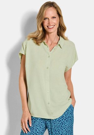 MIT KRAGEN - Blouse - sage
