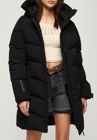 Superdry & Co CITY CHEVRON PADDED - Vinterfrakke - black