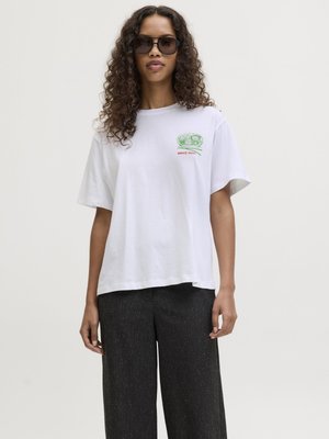 JJXX JXRAMEN TEE - T-shirt print - bright white