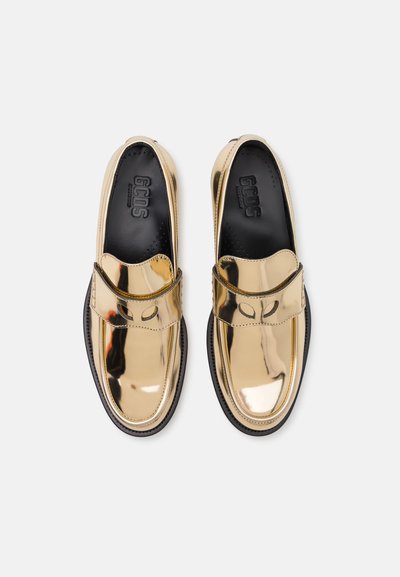 GCDS WIRDO MIRROR LOAFERS UNISEX - Slip-ons - gold