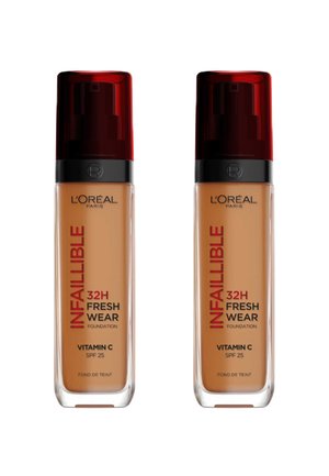 LOT DE 2 - FOND DE TEINT LIQUIDE LONGUE TENUE INFAILLIBLE 32H - Fond de teint - 340 sous-ton doré