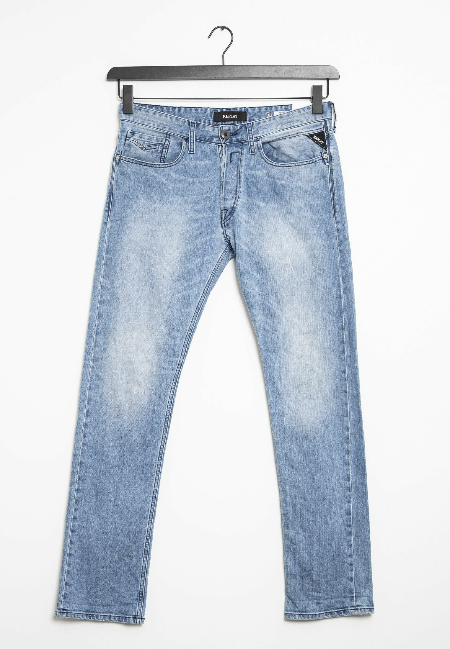 Replay Slim fit jeans - blue/blauw - (Pre-owned) - Zalando.nl