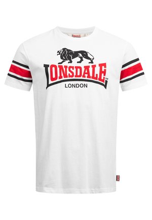 Lonsdale T-shirt con stampa - white black red