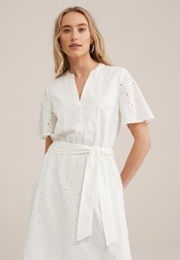 WE Fashion Haljina-majica - white