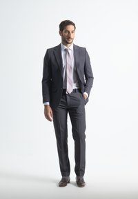PuroEgo NON IRON - Pantalones - gris marengo