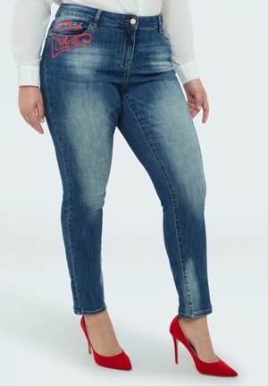 SKINNY - Jeansy Skinny Fit