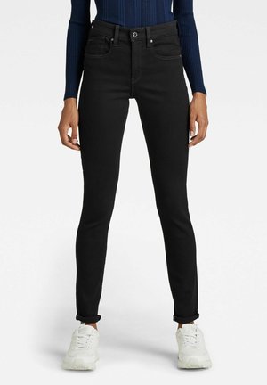 Skinny-Farkut - black denim