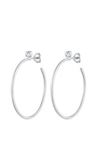 Elli SPARKLING BASIC - MIT KRISTALLEN VON SWAROVSKI® - Auskarai - silberfarben