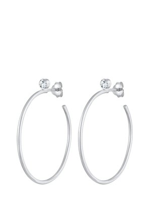 SPARKLING BASIC - MIT KRISTALLEN VON SWAROVSKI® - Korvakorut - silberfarben