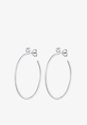 Elli SPARKLING BASIC - MIT KRISTALLEN VON SWAROVSKI® - Cercei - silberfarben