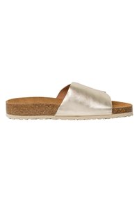 Tamaris Mules - light gold