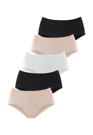 LASCANA, TAILLENSLIP 5 PACK - Briefs - beige creme schwarz