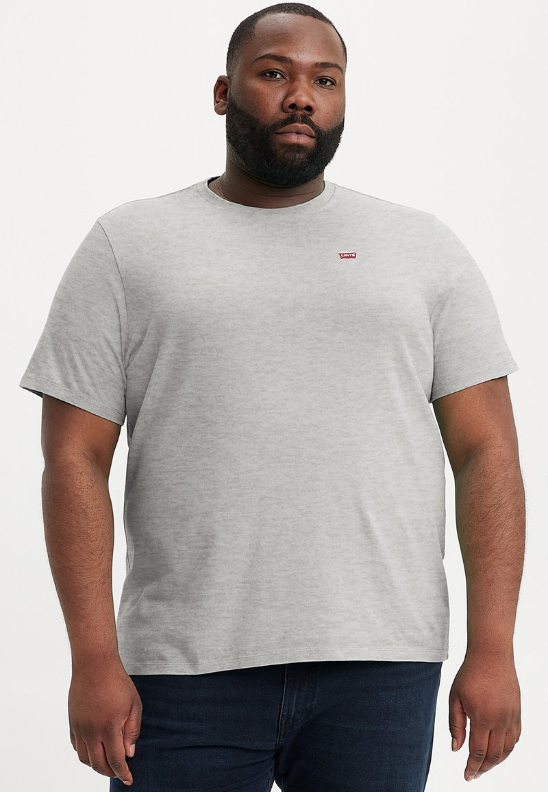 Levi's® Plus BIG ORIGINAL TEE - Základné tričko - light mist heather