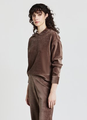 Calliope Felpa con cappuccio - fango