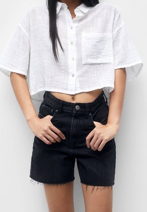 Button-down blouse - white