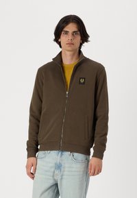 Belstaff FULL ZIP - Cipzáras pulóver - clay brown