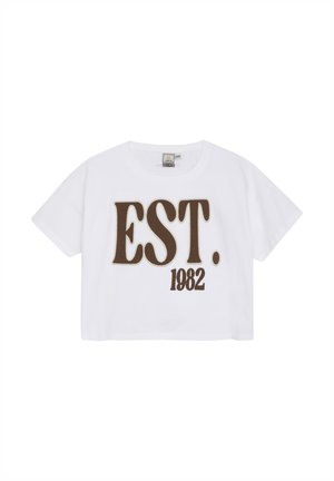 CROPPED - T-shirt z nadrukiem
