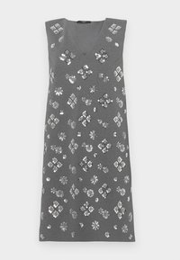HOT - Trikotāžas kleita - medium grey