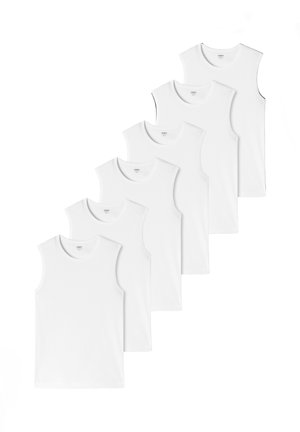 6ER PACK BASIC TANK - Undertröja - weiß