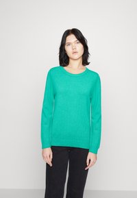 VILA - VIRIL O-NECK L/S  NOOS - Jersey de punto - green Imagen en miniatura 1