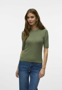 Vero Moda VMNEWLEXSUN  - T-shirt basic - hedge green