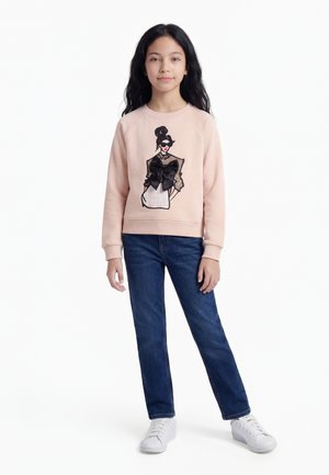 ONLY GIRLS KOGLABINET O NECK - Φούτερ - rose smoke