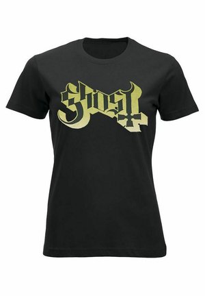 GHOST LOGO - T-shirt imprimé - black
