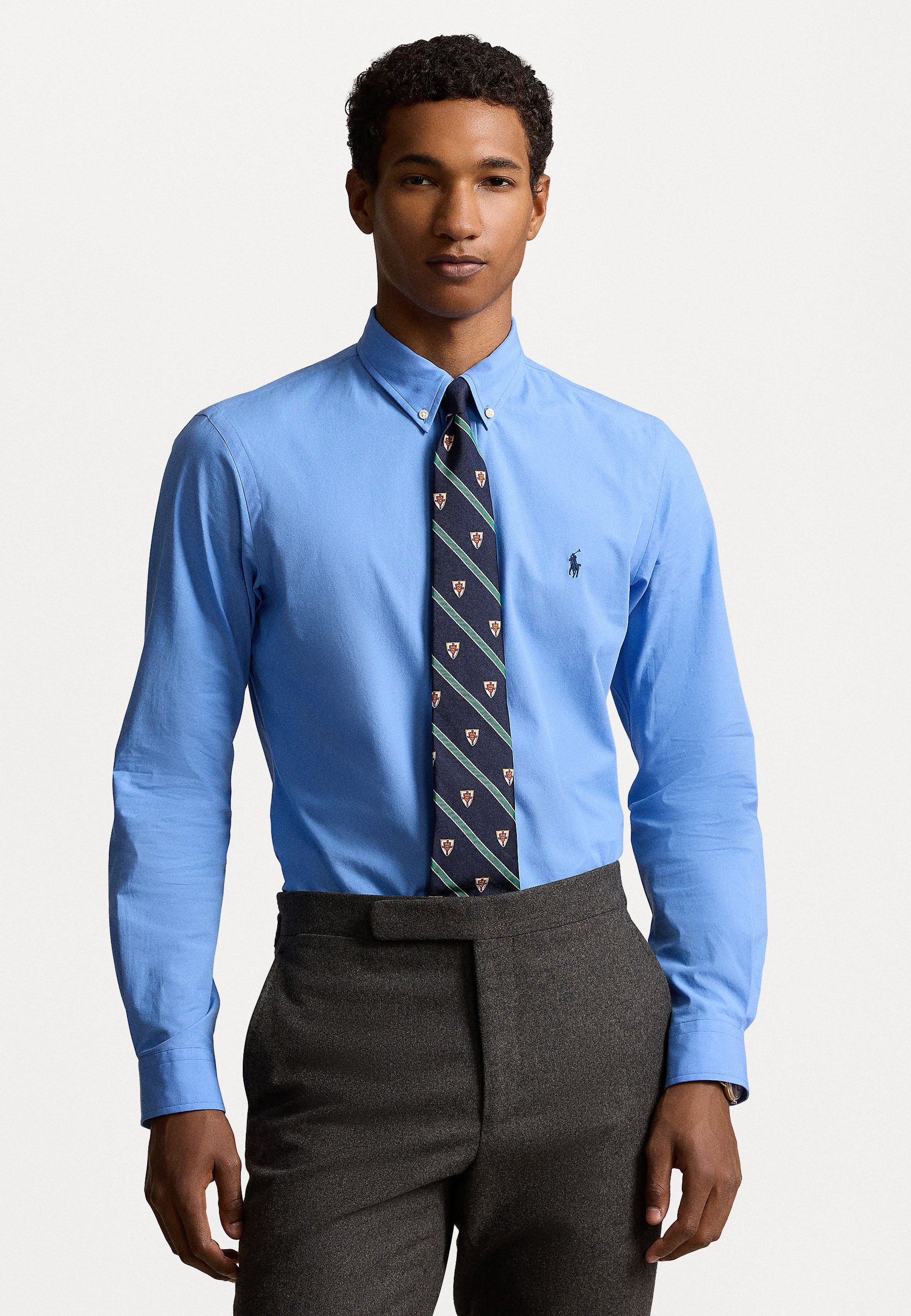 Polo Ralph Lauren Camisa Hombre Slim Fit Rayas Poplin