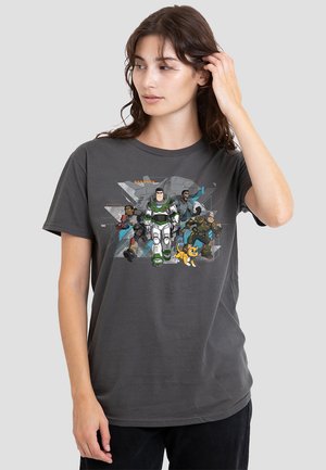 Print T-shirt - anthracite