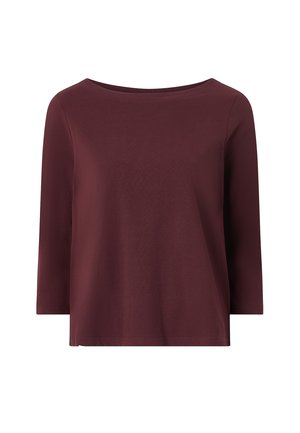 Ellos Collection, COTTON TOP WITH 3/4 SLEEVES - Langærmet T-shirt - bräunliches rot