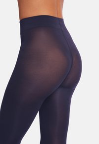 Wolford DE LUXE 66 COMFORT - Strumpbyxor - navy opal