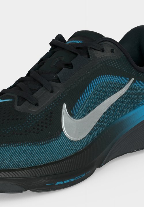 Nike AIR ZOOM PEGASUS 42 GS UNISEX - Road running shoes - black/metallic silver-coloured/light current blue/anthracite — foto 7