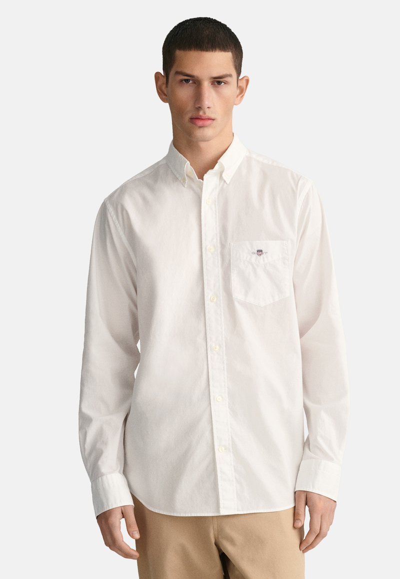 GANT REG POPLIN - Overhemd - white/wit - Zalando.nl