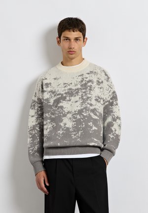 Burocs, PIXEL SWEATER UNISEX - Jersey de punto - grey