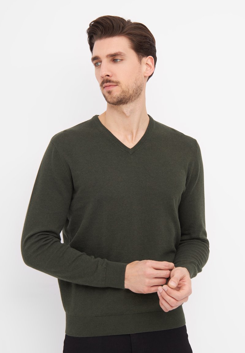 Clipper NAPOLI - Neule - olive melange