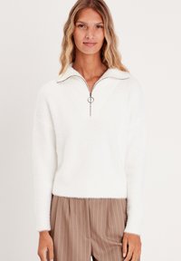 Cache Cache TRUCKER KRAGEN - Pullover - ecru