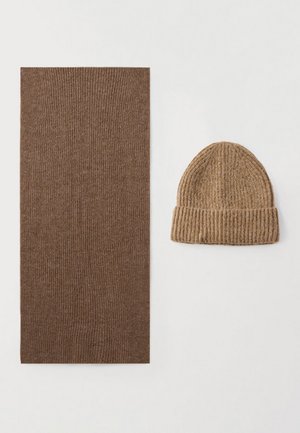VMGILA BEANIE SCARF SET - Écharpe - brown