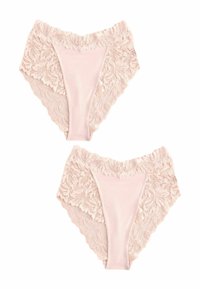 Next - HIGH RISE LEG FIT - COMFORT 2 PACK - Briefs - light pink Thumbnail Image 1
