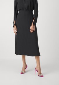 Bruuns Bazaar CAMILLABBARAS SKIRT - Gonna a campana - black
